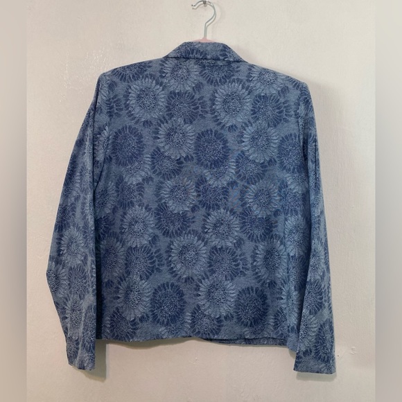 Vintage Orvis Blue Floral Jacket.Made in U.S.A. Size Small.Excellent Condition. - Picture 3 of 7